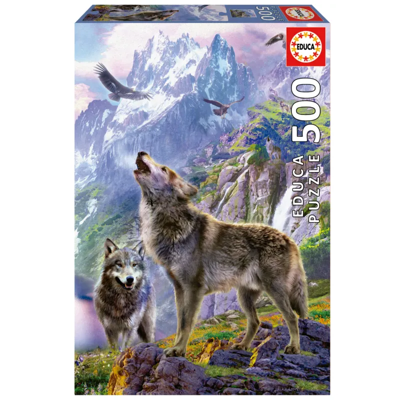Wolves In The Rocks