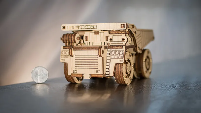 3D Holzpuzzle - Belaz Mini