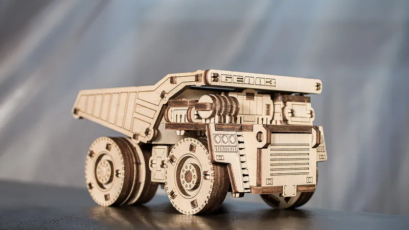 3D Holzpuzzle - Belaz Mini