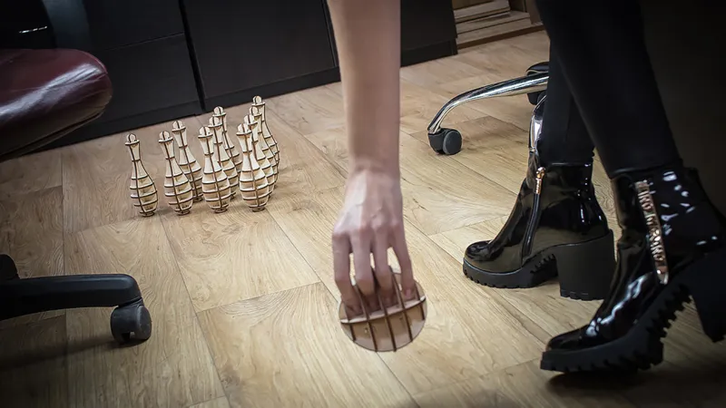 3D Holzpuzzle - Mini Bowling