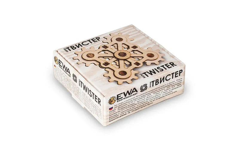 3D Holzpuzzle -  Twister Mini