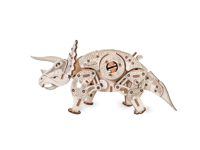 3D Holzpuzzle - Triceratops