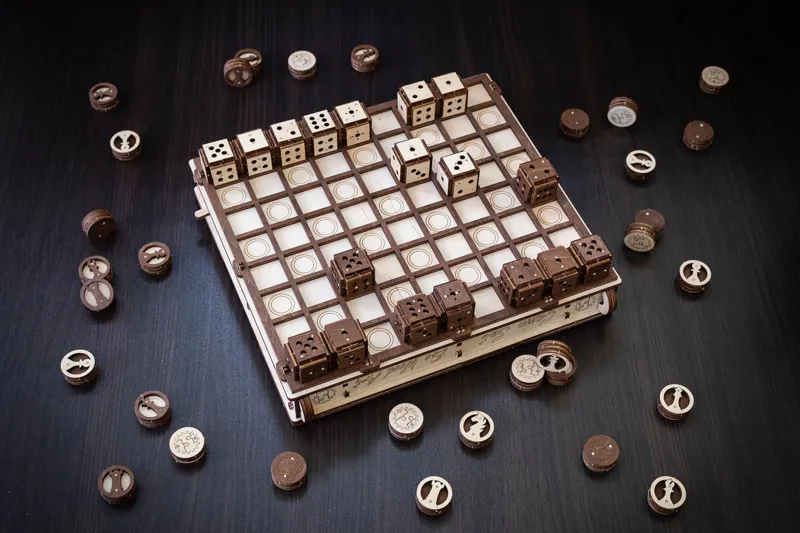 Mechanical 3D-puzzle of the Classic Board Games