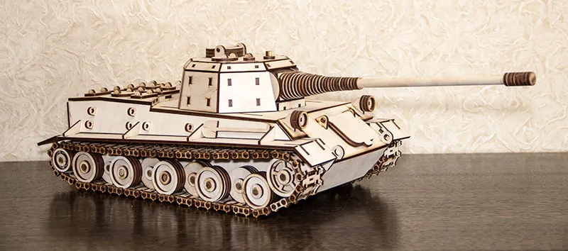 3D Holzpuzzle - Tank Lowe