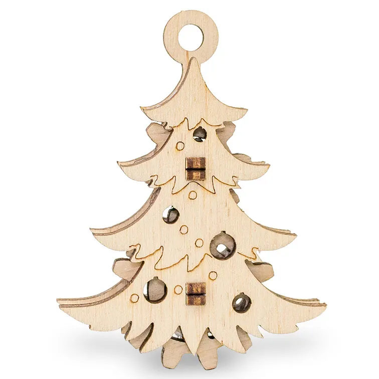 3D Holzpuzzle - Weihnachtsbaum