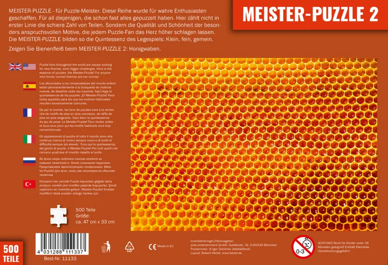 MEISTER-PUZZLE 2: Honigwaben