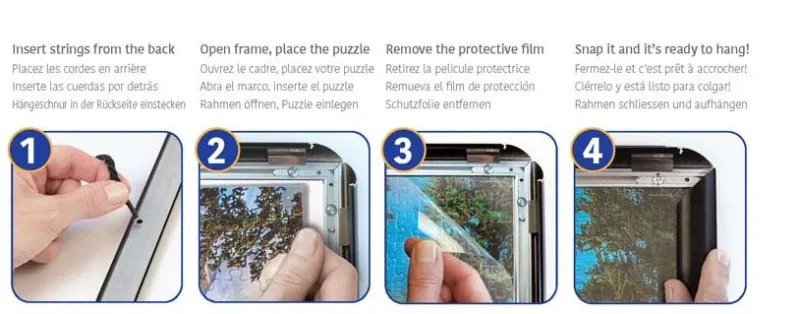 Rahmen für Puzzles mit 1000 Teilen