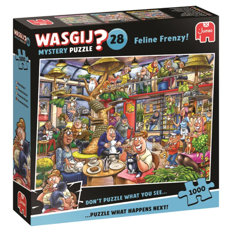 Wasgij Mystery 28 - Katzen-Chaos! (1000 Teile)