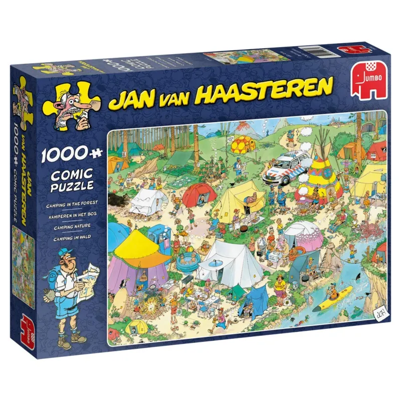 Jan Van Haasteren - Camping im Wald