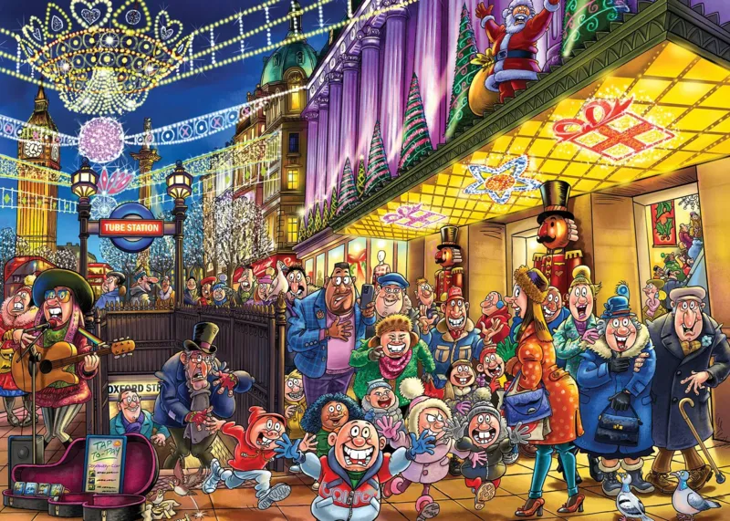 2 Puzzles - Wasgij Christmas 20 - Weihnachtsgeister!