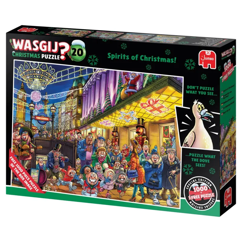 2 Puzzles - Wasgij Christmas 20 - Weihnachtsgeister!