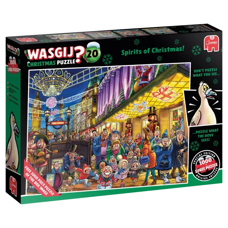 2 Puzzles - Wasgij Christmas 20 - Weihnachtsgeister!