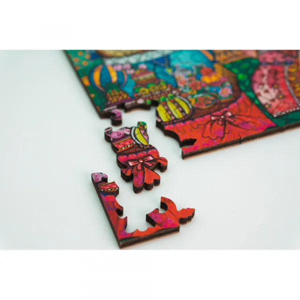 Holzpuzzle - Geschenk des Königs