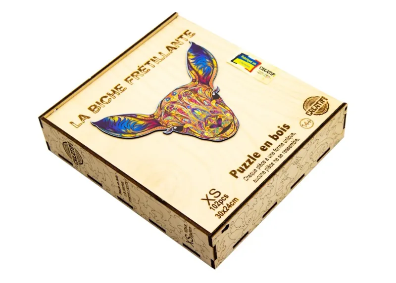 Holzpuzzle - Das wackelnde Reh