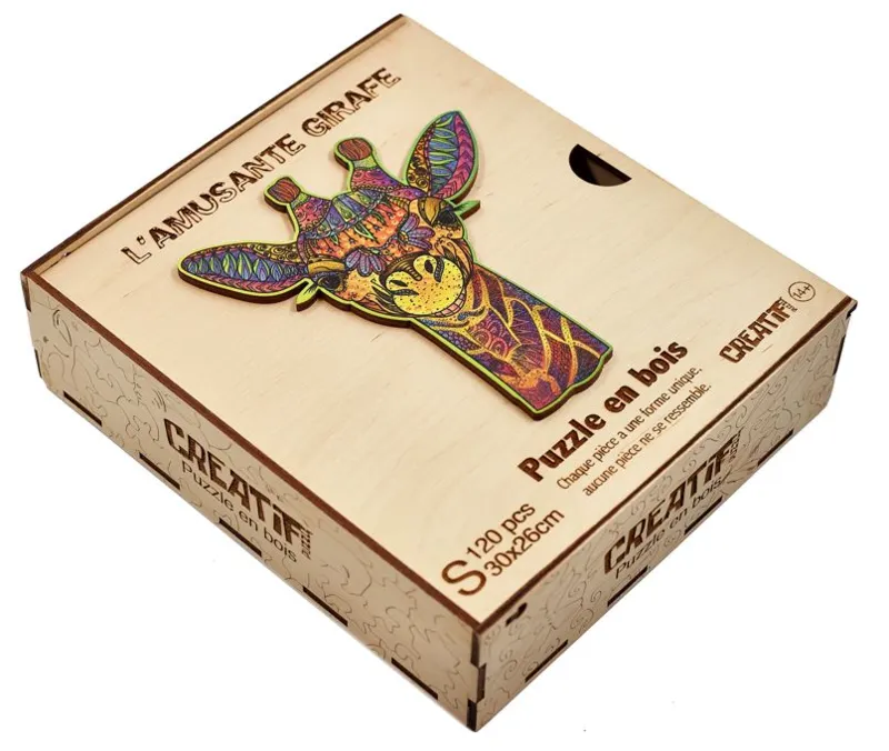 Holzpuzzle - Die Lustige Giraffe