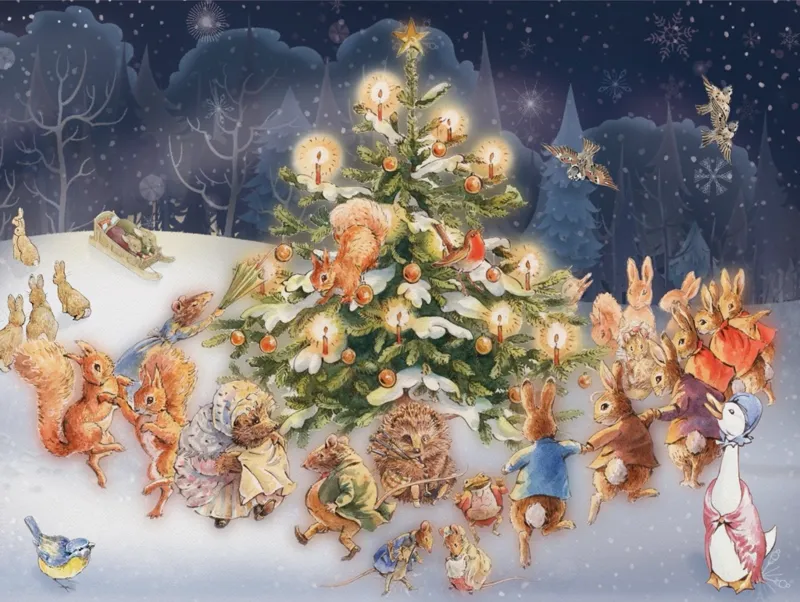 XXL Teile - Peter Rabbit - Around the Christmas Tree