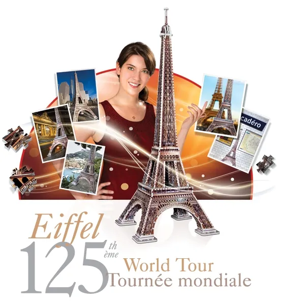 3D Puzzle - Paris: Eiffelturm