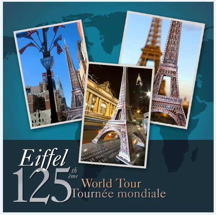 3D Puzzle - Paris: Eiffelturm