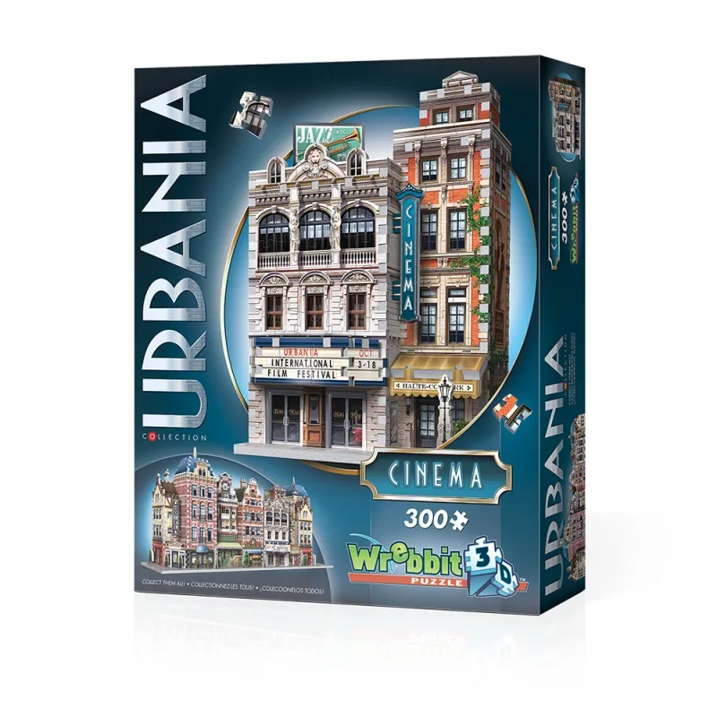 3D Puzzle - Urbania Collection - Café, Cinema, Hotel