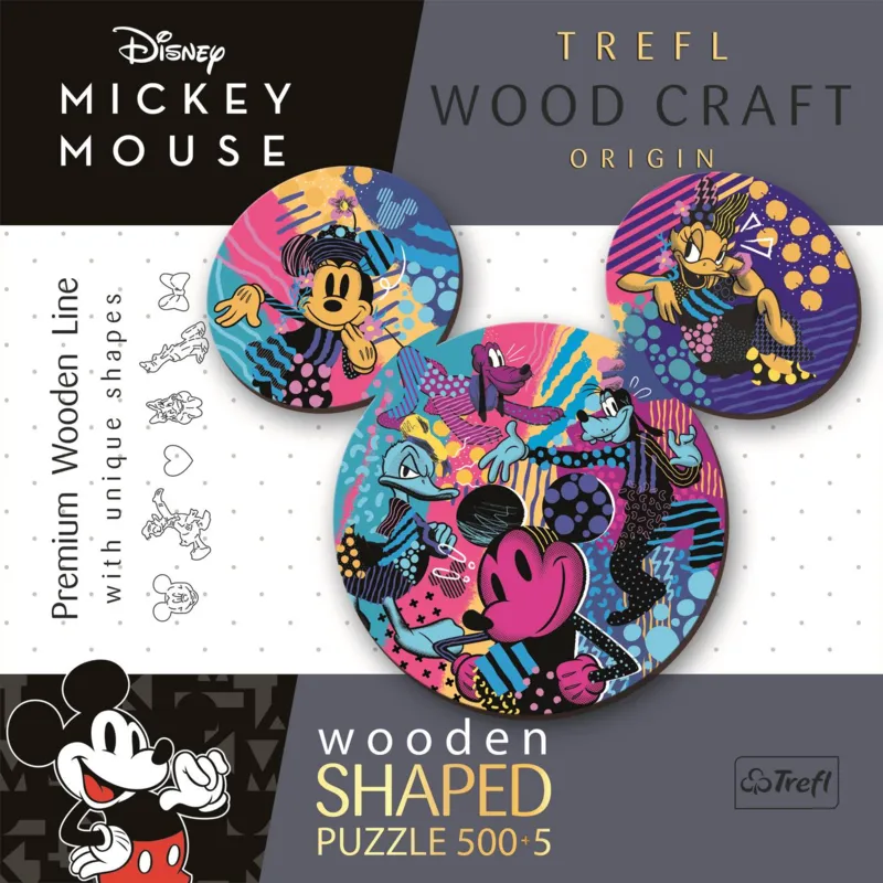 Holzpuzzle Premium Line - Die Kultige Micky Maus - Disney Micky Maus & Co.