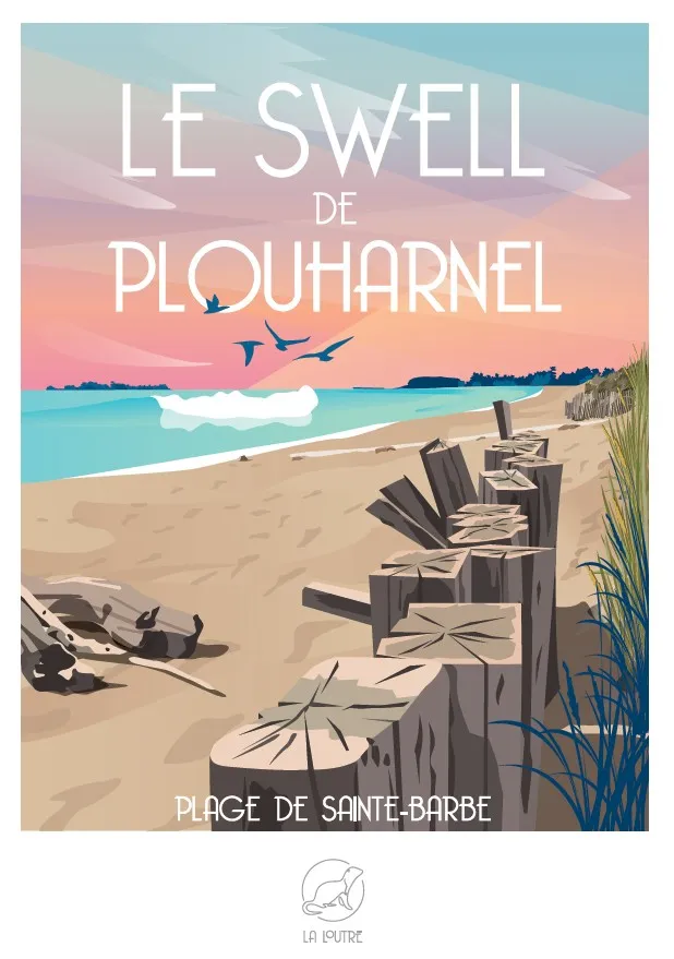 Le SWELL de PLOUHARNEL - Plage de Sainte-Barbe