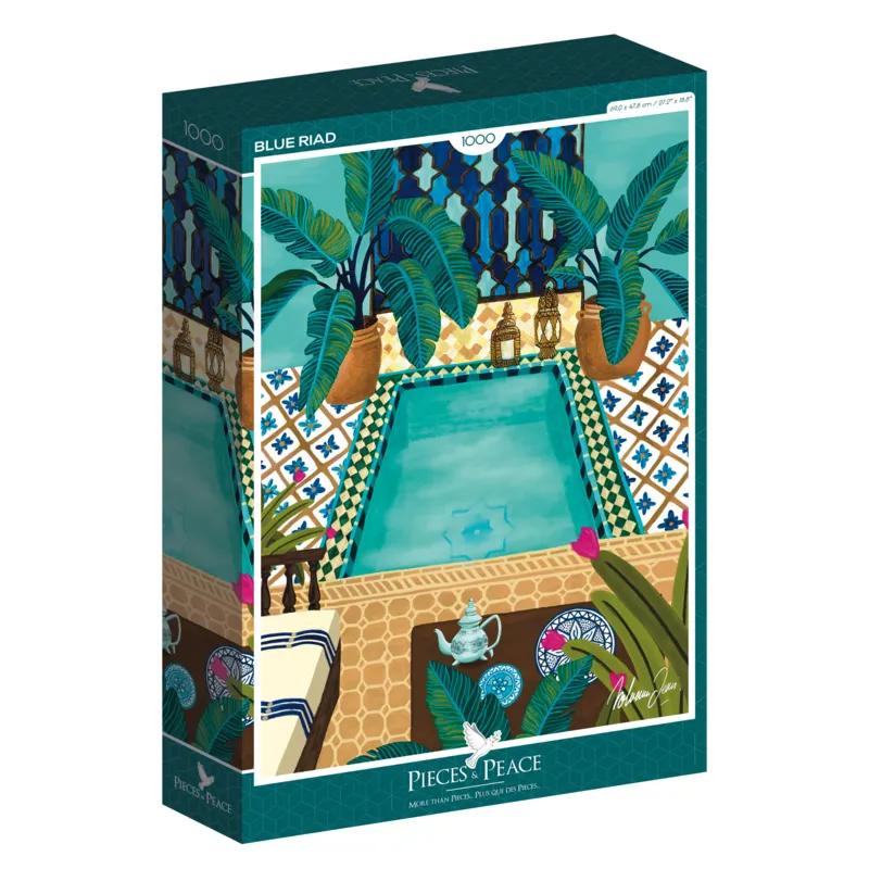 Blaues Riad
