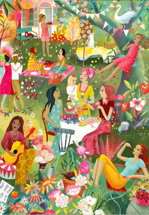 Grosse Sommer-Garten-Party