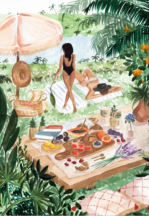 Picknick in Südfrankreich