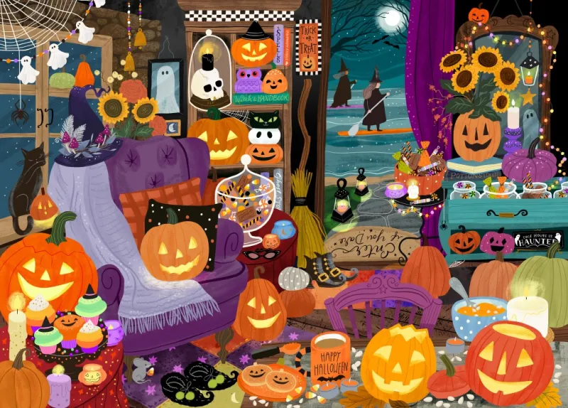 Halloween-Hexenstunde
