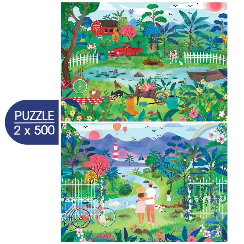 2 Puzzles - Ode an den Frühling