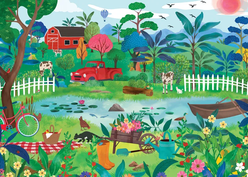 2 Puzzles - Ode an den Frühling
