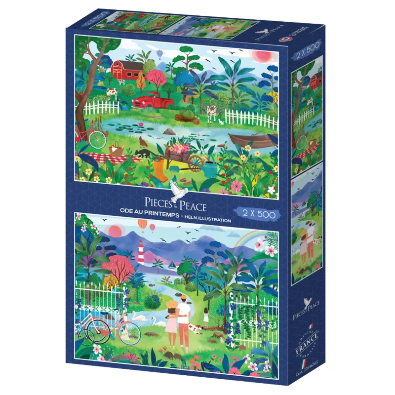 2 Puzzles - Ode an den Frühling