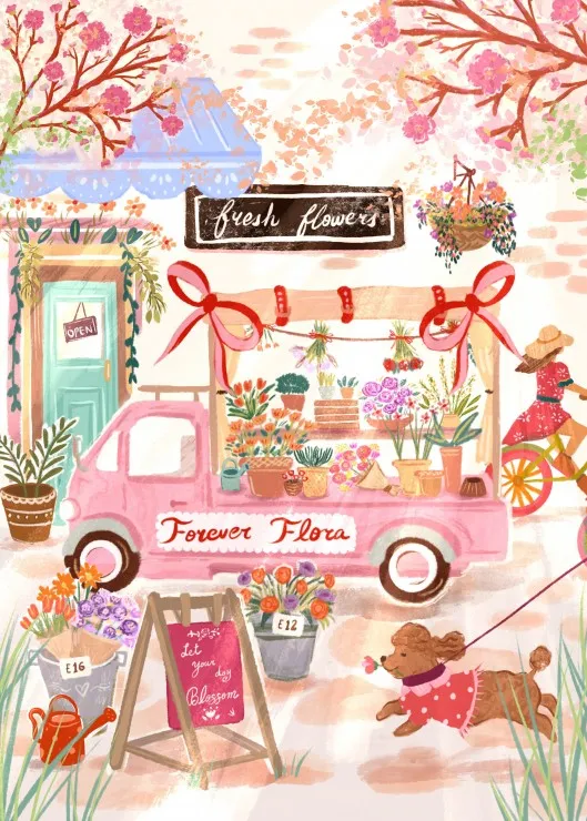Forever Flora, Blumenwagen