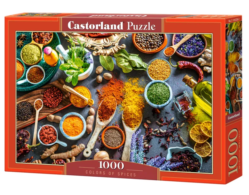 Farben der Gewürze