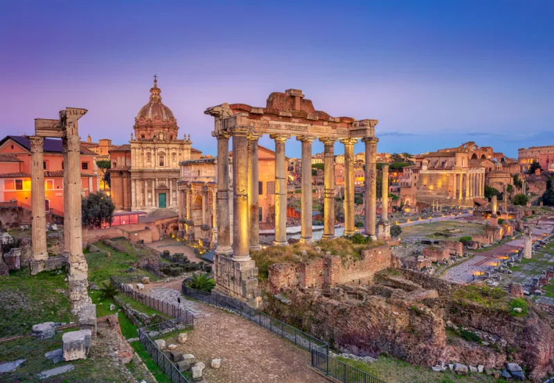 Das Forum Romanum, Rom