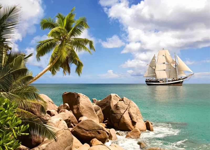 Paradiesische Bucht