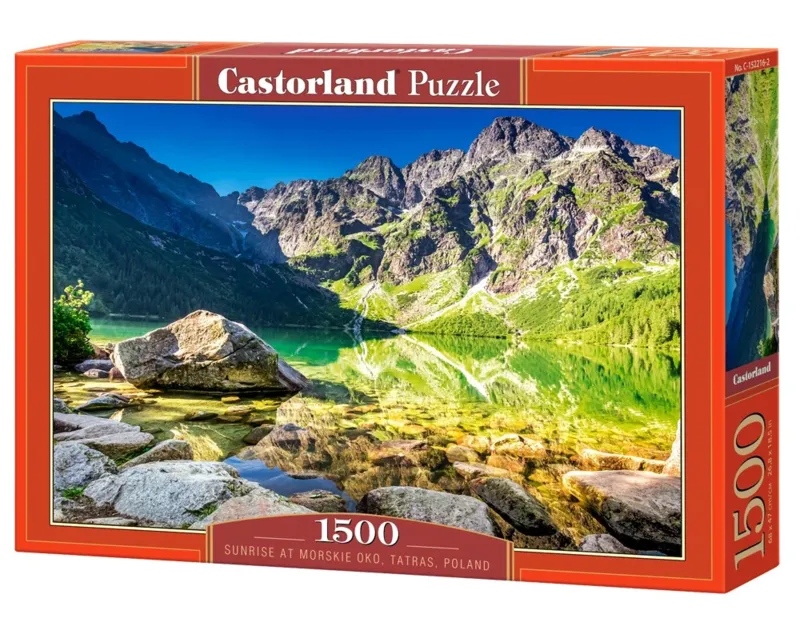 Sonnenaufgang am Morskie Oko, Tatras, Polen
