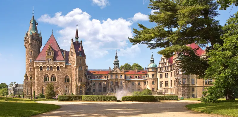 Schloss Moschen, Krakau, Polen