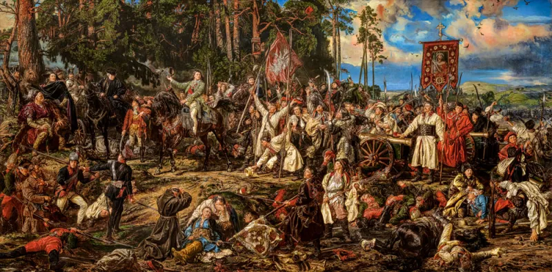 Art Collection - Kosciuszko in der Schlacht von Raclawice, Jan Matejko
