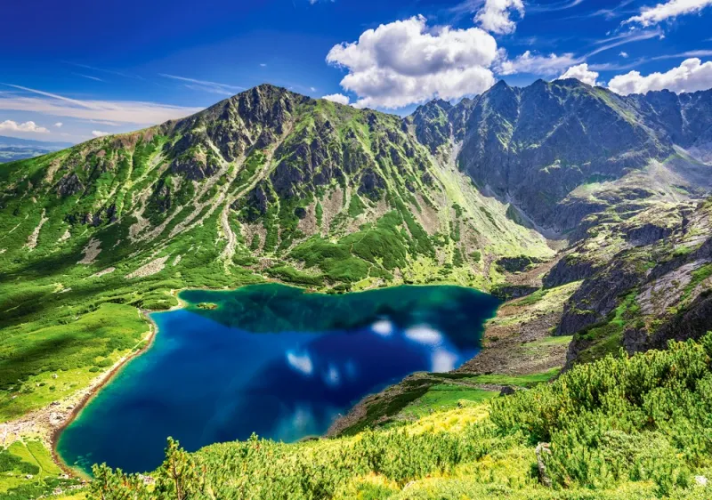 Schwarzer Gasienicowa-See, Hohe Tatra, Polen