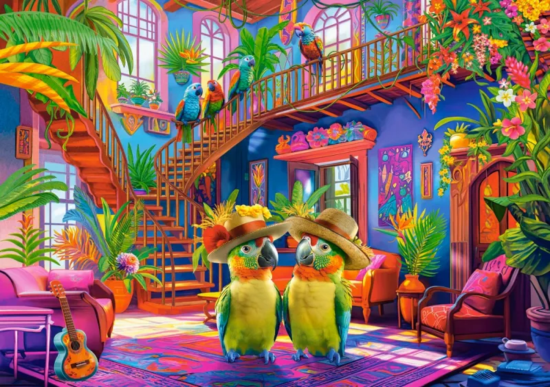 Papageien im Paradies