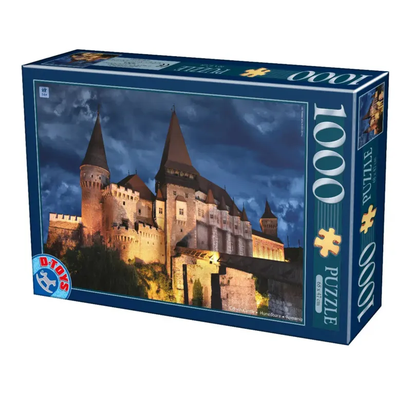 Corvinilor Castle Hunedoara at Night