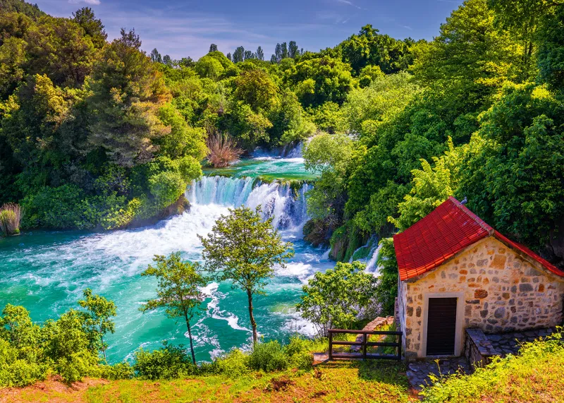 Krka-Wasserfälle, Kroatien