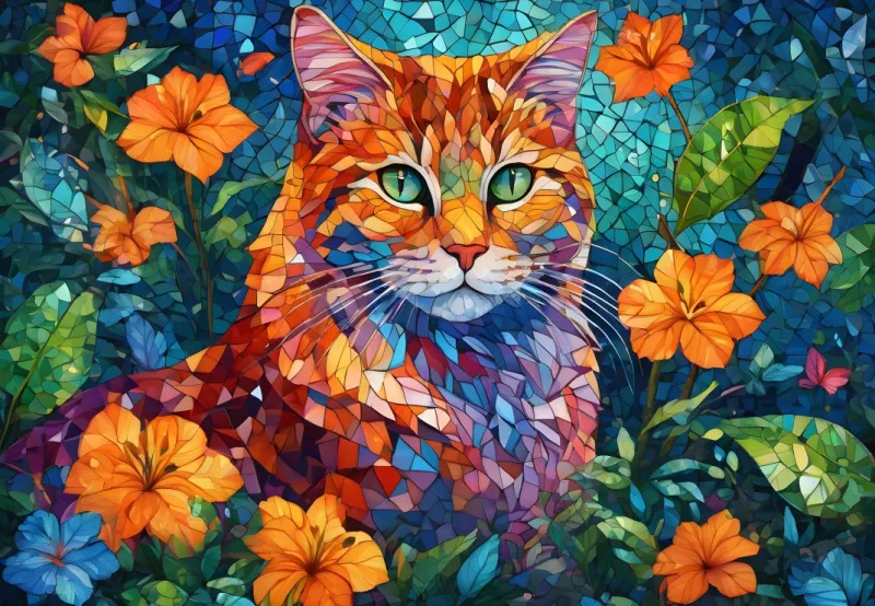 Katzenmosaik