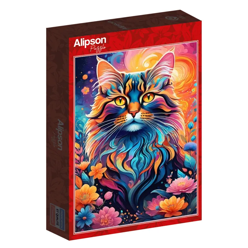 Mehrfarbige Katze