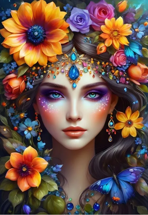 Die Blumenfrau