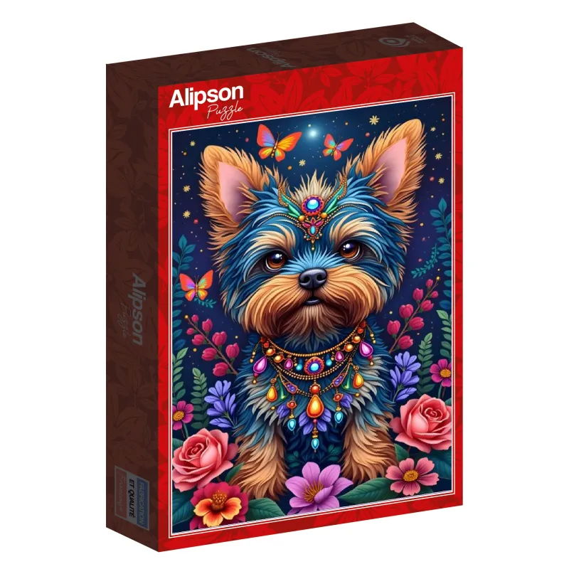 Hund im Blumenland
