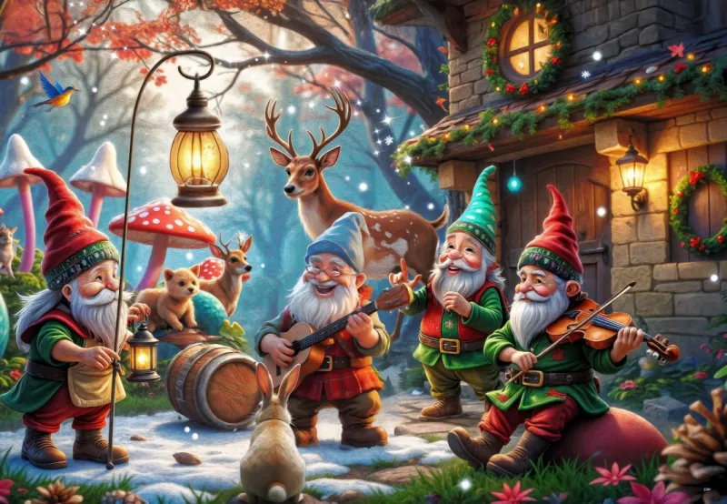 Verzauberte Weihnachten in den Wäldern