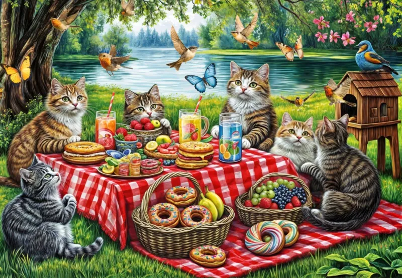 Das Katzenpicknick