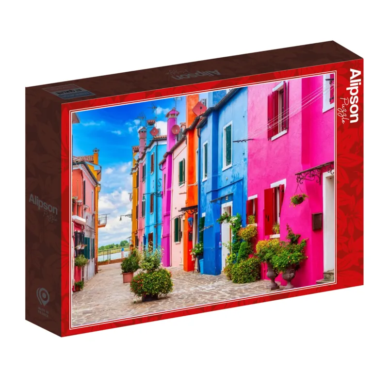 Bunte Gasse von Burano